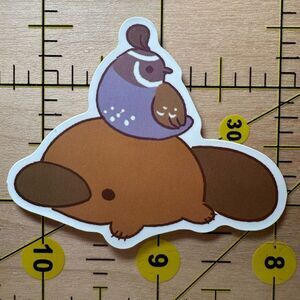 💜13/$13 +Bundle Sticker Sale | Platypus Animal Waterproof Sticker